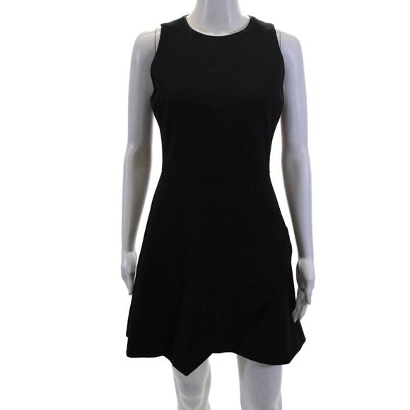 Elizabeth & James Dresses & Skirts - Elizabeth & James Womens Scoop Neck Sleeveless Fit & Flare Dress Black Size 4